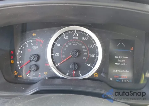 2020 Toyota Corolla Se/Night Shade из США, поврежденный, VIN JTDS4RCE6LJ034337